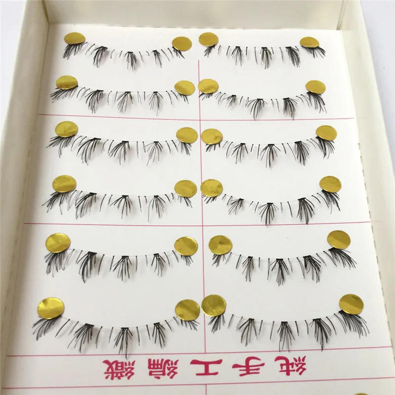 Description Picture 5 of item10 Pairs Pro Makeup Different Style Lower Under Bottom Eye Lashes Extension False Eyelashes Tools