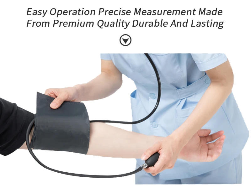 Description Picture 4 of itemManual Blood Pressure Monitor Diastolic Sphygmomanometer Double-sided Medical Doctor Stethoscope Sphygmomanometer Cuff Home