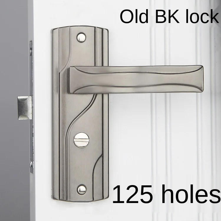 Description Picture 2 of itemBK Large Single Tongue Lock Body Door Lock Old-fashioned Wooden Door Bathroom Toilet Toilet Door Lock Without Key 125 Hole Pitch