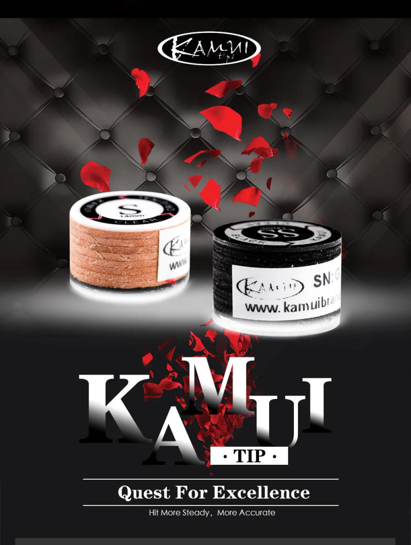 Description Picture 6 of itemOriginal Japanese KAMUI Tip Pool Cue, Snooker Tip, 11mm, 14mm, 6 Layers, 8 Layers, H, M, S, SS Hardness, Billiard Accessories, 1