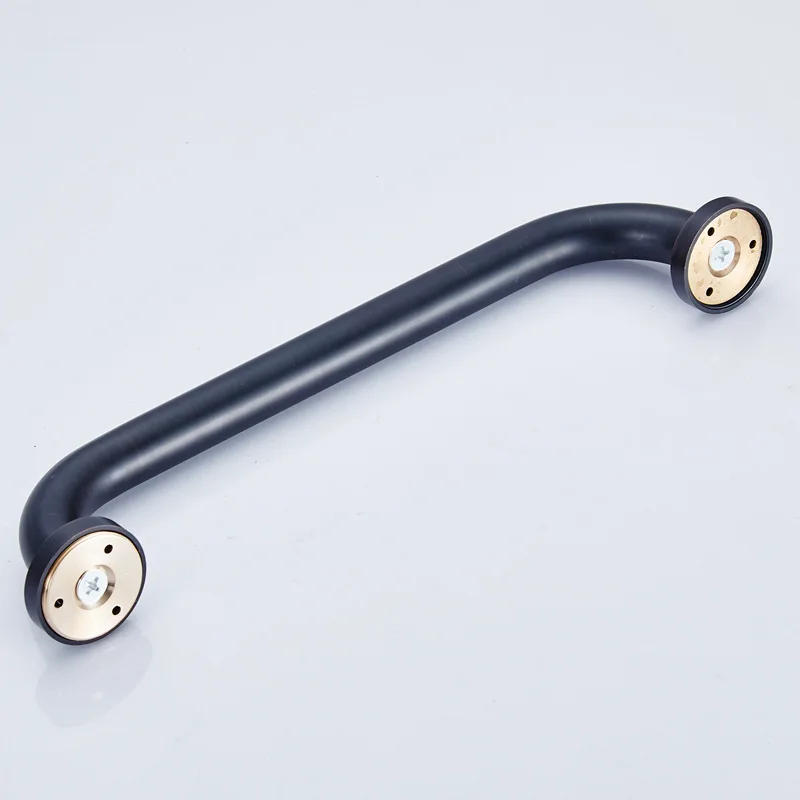 Description Picture 5 of item40cm Brass Black Ancient Bathtub Grab Bars Handrails Old People Bathroom Handle Armrest Bathroom Safety & Accessories