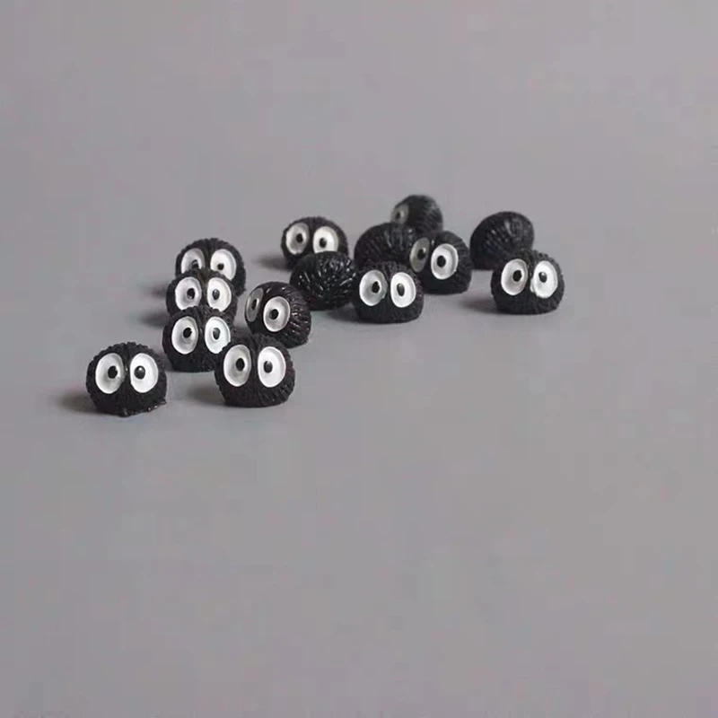 Description Picture 3 of item10PCS Mini Dust Ball Figure Elves Singular Resin Briquette Toy Miniature Fairy Garden Moss Micro Landscape Ornament Home Decore