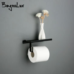 Wall-mounted Multi-color With Shelves Stainless Steel Toilet Paper Holder Bathroom Accessories