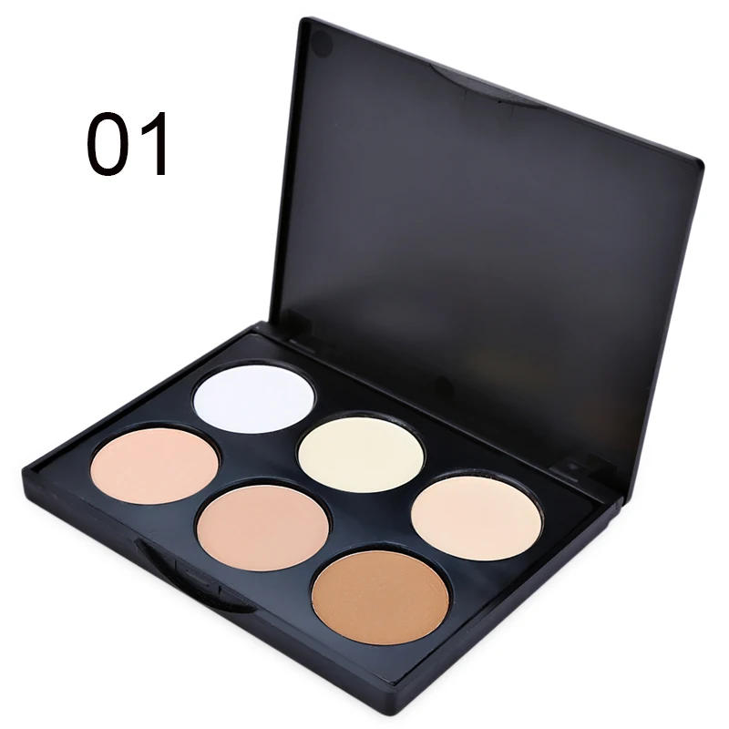 Description Picture 5 of itemFace Highlighter Powder Palette Corrector Concealer Power Palette Contouring Highlighter Bronzer Makeup Powder