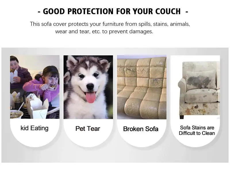 Description Picture 6 of itemElastic Plain Solid Sofa Cover Stretch Tight Wrap All-inclusive Sofa Cover for Living Room funda sofa Couch Cover ArmChair Cover