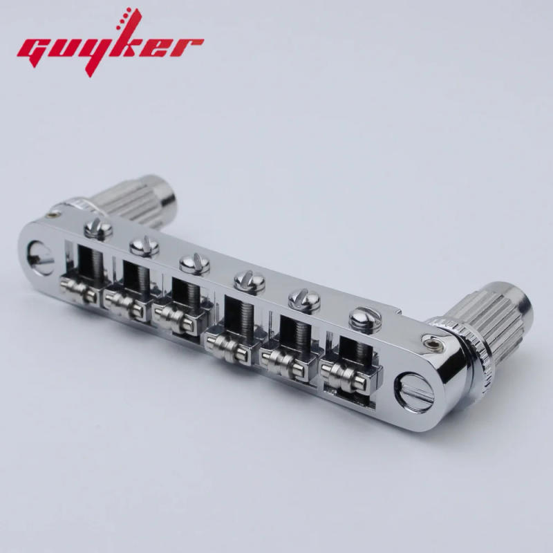 Description Picture 6 of itemGuyker Tune-O-Matic Roller Saddle Guitar Bridge For LP SG 6 String Guitars Electric Guitar