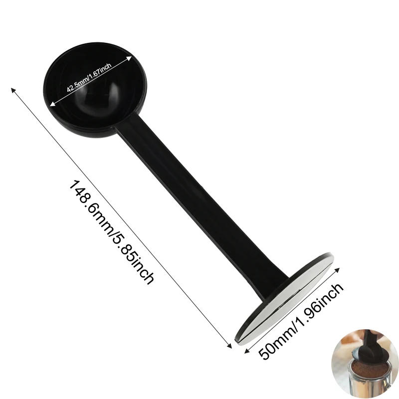 Description Picture 2 of itemDual-use Scoops Coffee Spoon 2 In 1 Measuring Spoon 10g Standard Powder Press Scoop Coffee Machine Accessories Kitchen Tools