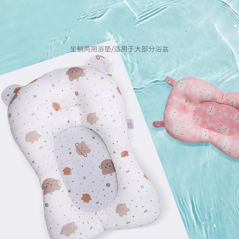 Description Picture 4 of itemBaby Bath Seat Support Mat Foldable Baby Bath Tub Pad & Chair Newborn Bathtub Pillow Infant Anti-Slip Soft Comfort Body Cushion