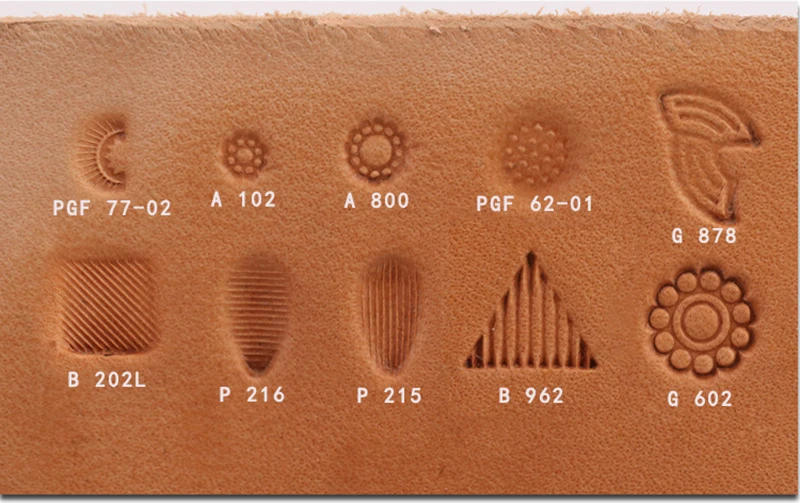 Description Picture 4 of item1Pcs New Increase Leather Stamp Tool Leathercraft Working Saddle Stamping Set Carving Patterns Handmade Art Cowhide Tools
