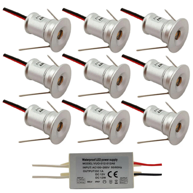 Description Picture 5 of item1W Mini LED Spotlight Recesseed Cabinet Lights Indoor Home Ceiling Lamp Led Stair Step Corridor Focos Spot Downlight with Driver