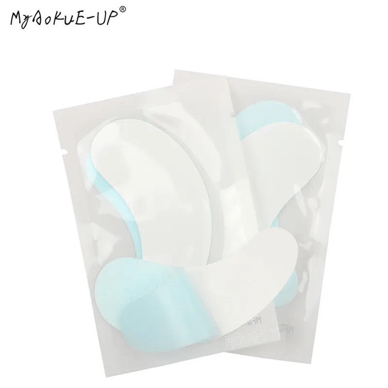 Description Picture 4 of item100 pairs/lot Eyelash Paper Patches Pink Pads Under Gel Eye Pads Grafted False Lashes Extension Makeup Tools