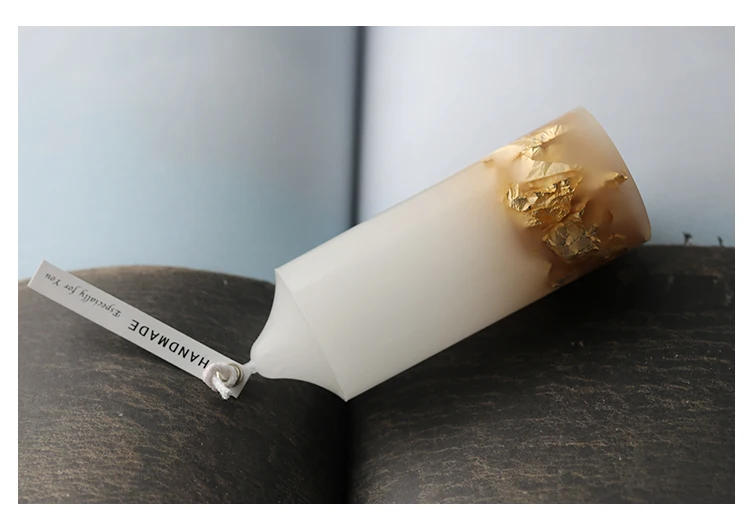 Description Picture 2 of item1pcs Candle Gold Foil INS hot for Candle Molds Silicone Mold Aromatherapy Soap Mould using For Candle Making Decoration