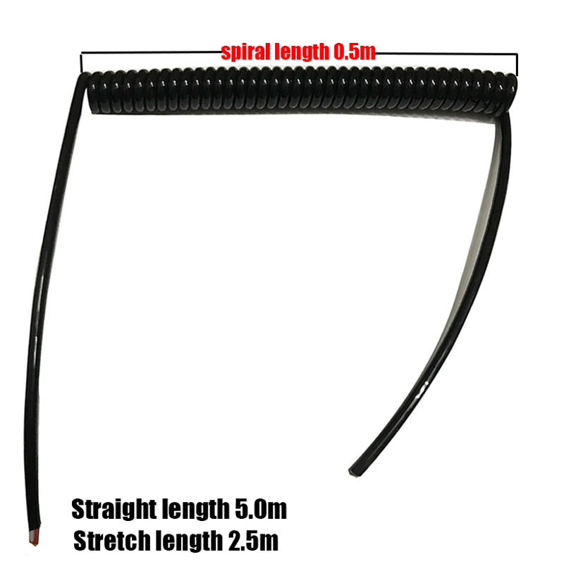 Description Picture 5 of itemElectric Hoist Spring Wire Lighting Special Spiral Cable 15 17 18 20 24 AWG Driving New Energy Charging Pile Cable