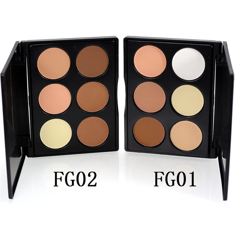 Description Picture 3 of itemFace Highlighter Powder Palette Corrector Concealer Power Palette Contouring Highlighter Bronzer Makeup Powder