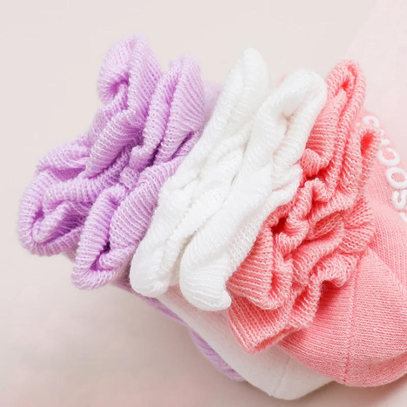 Description Picture 3 of item3Pair/lot 2020 New non-slip children baby socks newborn baby socks for girls and boys