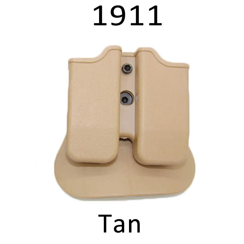 Description Picture 5 of itemTactical 9mm Double Magazine Pouches for Glock 17 Beretta M9 M92 Colt 1911 Hunting Universal 9mm .40 Mag Holster Mag Holster