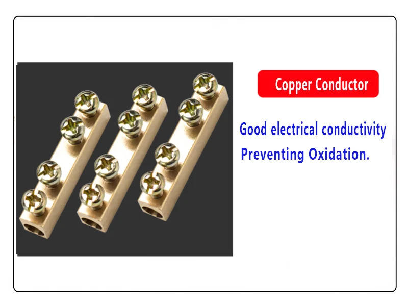 Description Picture 5 of itemTerminal Block High Power Wire Cable Connector I-Type Quick Electrical Wiring Junction Box I-16 2.5-16mm2 1000V 80A
