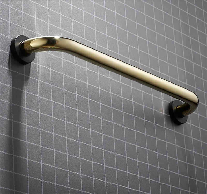 Description Picture 6 of itemSoild Brass Bathtub Armrest Bathroom Safety Handle Gold Bath Stairs Barrier Free Elderly Antiskid Toilet Copper Handrail 35/45CM