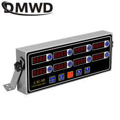 Commercial Eighth 8 Channel Electronic Countdown Kitchen Timer Digital Button Timing Reminder Restaurant Loud Alarm Clock 110V