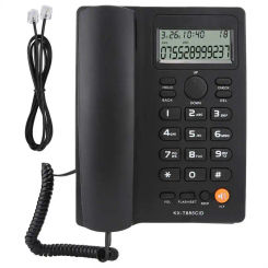 Caller ID Telephone Home Phone Hands-free Calling Landline Phone Speed Dial Desktop Corded Fixed Phone for Home Hotel Office