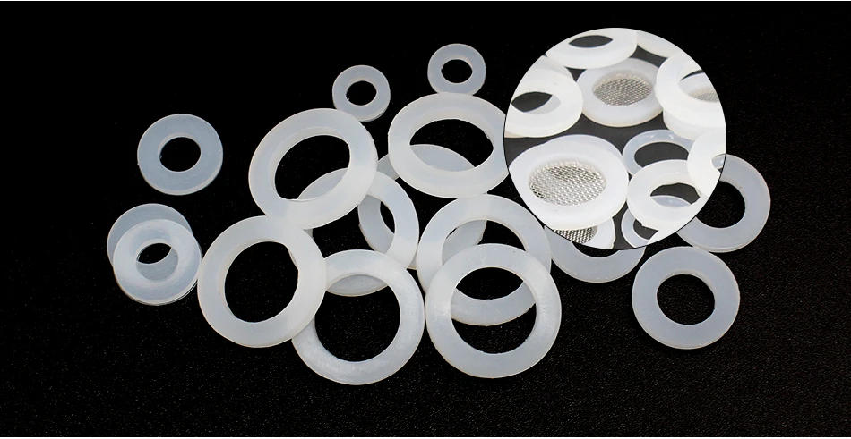 Description Picture 5 of item20PCS 1/2" 3/4" 1" Silicone Rubber Flat Gasket Seal Kit For Kitchen Plumbing Faucet NBR Rubber Seal Repair Set