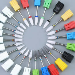 Nail Milling Cutter Ceramic Nail Drill Bit Electric for Manicure Drill Bits Machine Accessory Pedicure Remove Nail Polish