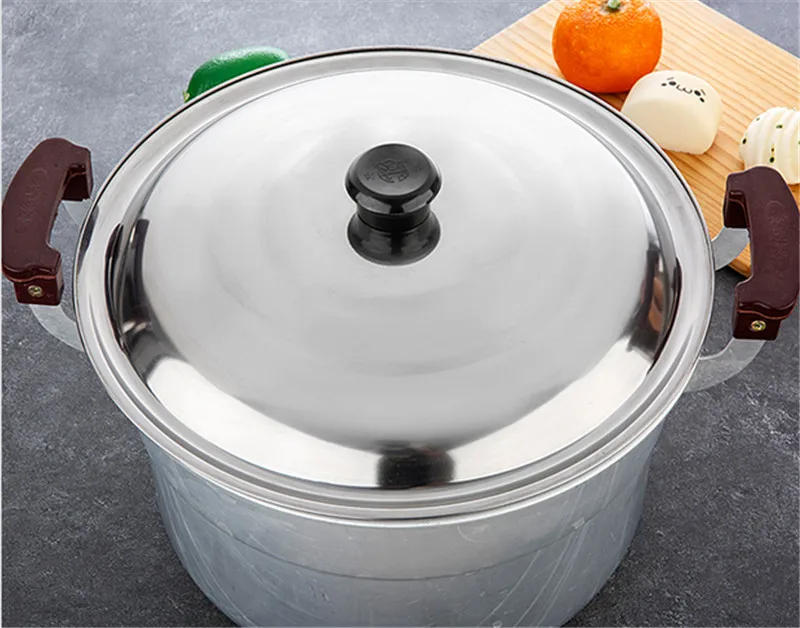 Description Picture 6 of itemFlat cover wok lid colver Cookware Round Stainless Steel Glass Lid For Frying Pan Cooking Pot Wok With Knob Kitchen food lid