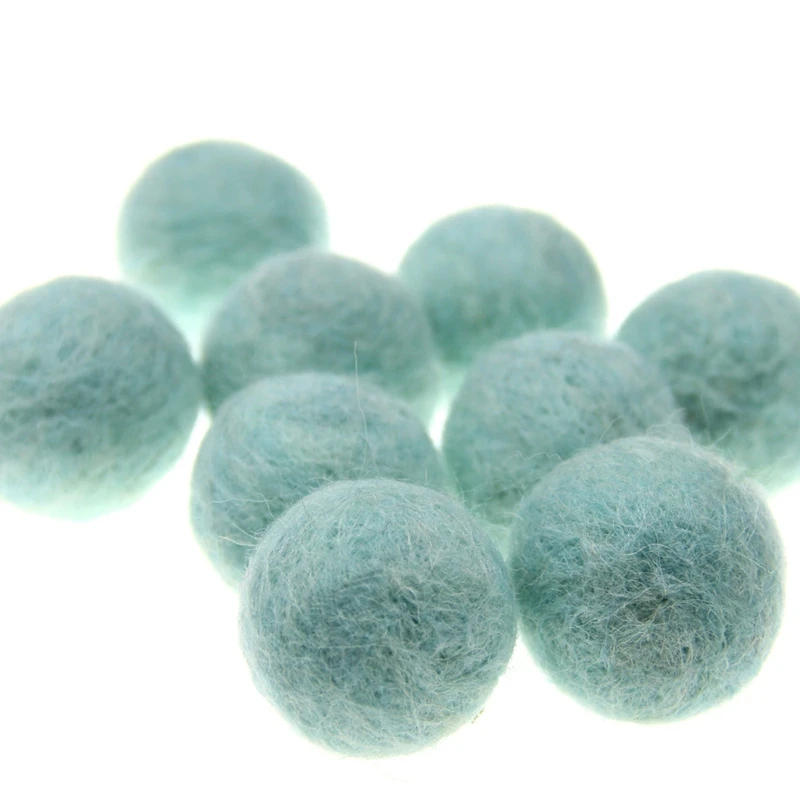Description Picture 4 of itemRound Wool Felt Balls, Pom Poms, Handmade DIY Christmas Gifts, 3cm, 10Pcs per Lot