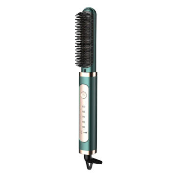 Portable Electric Ionic Hair Straightener Hairbrush Ion Comb Hair Scalp Massager Brush Hair Straightener Anti-static Styling