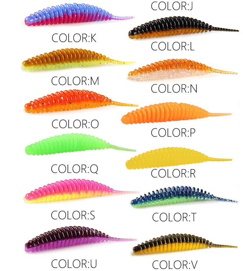 Description Picture 6 of item2021 Supercontinent worm bait soft bait Tanta 49mm 65mm fishing lures Pesca carp fishing bass lure Isca artificial PVA