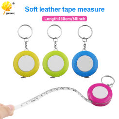 150cm 60 "Portable Retractable Ruler Tape Measures Height Children Ruler Centimeter Inch Roll Color Tape