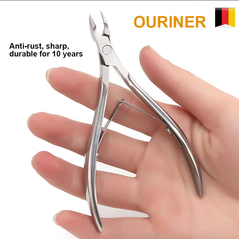 Description Picture 2 of itemCuticle Clippers Trimmer Dead Skin Remover Pedicure Stainless Steel Cutters Tool Cuticle Nippers Nail Manicure Scissors