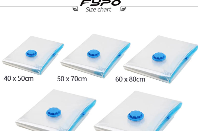 Description Picture 6 of item1/5Pcs Vacuum Storage Bags,Space Saver Bag With Pump,Vacume Pack Storage Organizer Bag for Clothes,Reusable Bags Double Zip Seal