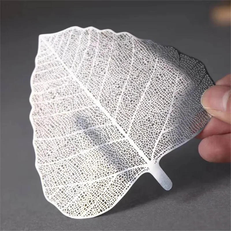 Description Picture 5 of itemStainless Steel Bodhi Leaf Tea Filter with Net Kong Tea Set Teapot TeaCup Strainers Leaf Tea Strainer Drinkware Teaware Gadgets