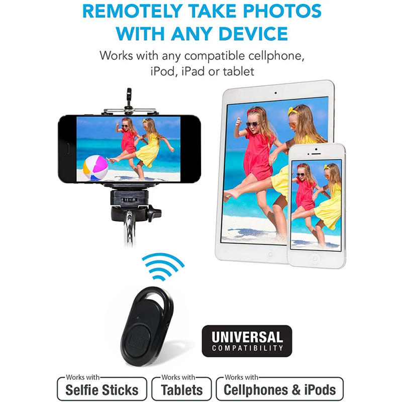 Description Picture 6 of itemPhone Wireless Remote Shutter Tripod Stand Bluetooth-compatible Selfie Stick Shutter Camera Controller Self-timer Remote Control