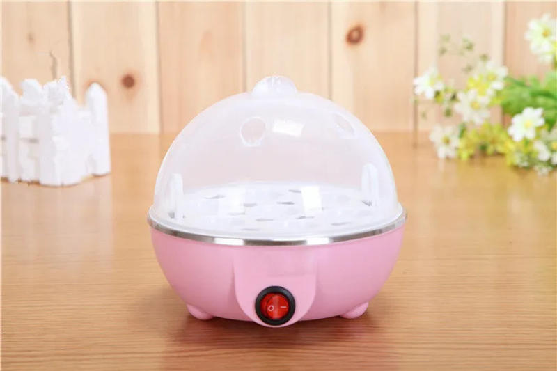 Description Picture 3 of itemDMWD Electric Rapid Egg Cooker Food Steamer Boiler Rapid Heating Stainless Steel Pan Cooking tool Kitchenware 7 Eggs Capacity EU