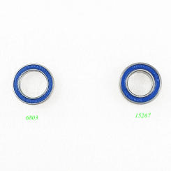 ENDURO 6803 15267 1526 sealed bearings for Novatec D411SB D412SB D411CB D412CB 411 412 hub double rubber seals 17X26X5 15X26X7