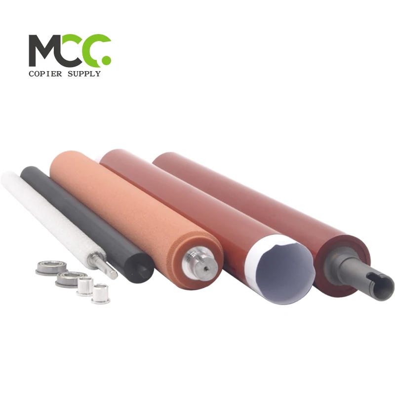 Description Picture 2 of itemFor Konica Minolta Bizhub C654 C754 C554 A2X0R71011 Fuser Film Foam Roller Pressure Roller Kit Brush Roller Bearing Bushing