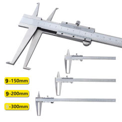 inside groove Vernier Caliper 9-150/200/300mm 0.02 Micrometer Steel Inner Calipers 2 Claw Metric/Inch Measuring Instrument