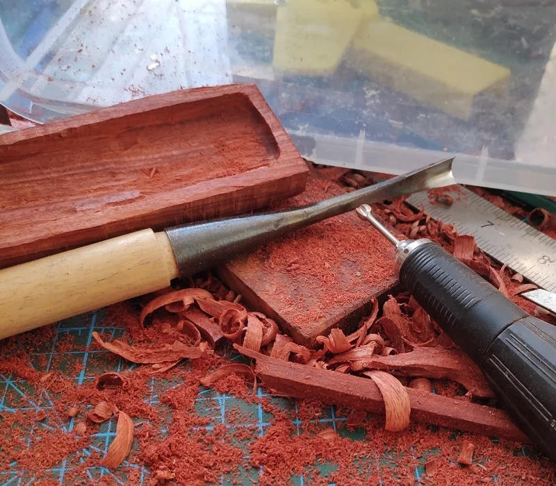 Description Picture 2 of itemNEW Middle circle woodwork Carving knife dig a hole Spoon knife chisel 0.3-5cm Hand Wood Carving Knives