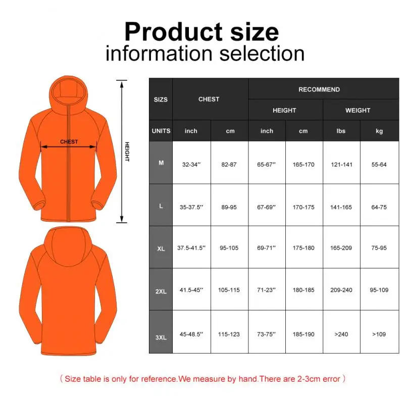 Description Picture 3 of itemUltra-Light Rainproof Windbreaker Jacket Breathable Waterproof Protective Coat Jackets With Pocket For Outdoor Cycling Equipment