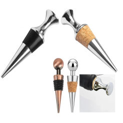 Stainless Steel Bronze Bottle Stopper Champagne Stopper Wedding Wine Stopper Wine Preserver for Home Wedding