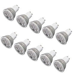 10pcs Gu10 Led Spotlights 9W 12W 15W Lamp Cup AC 110V 220V 240V Dimmable Led Lamp Energy saving Bulb Warm Cold White Led Light