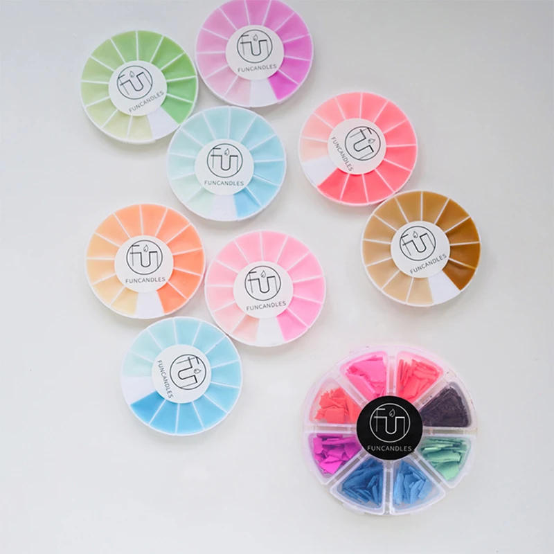 Description Picture 2 of itemNon-smudge Candle Pigment Macaron Candle Set Dye DIY Aromatherapy Candle Special Coloring Soy Candle Making Kit Diy Supplies