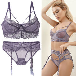 DaiNaFang New Sexy Bra Panty Sets Erotic Lingerie Ultra-ThinThick 34/75 36/80 38/85 40/90 42/95 BCD Cup Underwear For Womens