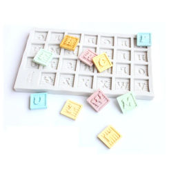 Numbers Letters Silicone 3D Fondant Mold Cakes Chocolate DIY Kitchen Bakeware Decorating Tools
