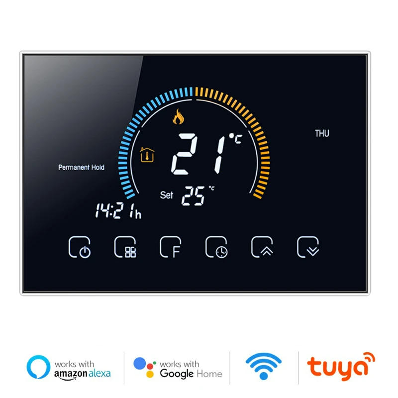 Description Picture 3 of itemTuya WiFi smart life Thermostat Electric Floor Heating Water/Gas Boiler Temperature Remote Controller for Google Home Alexa App