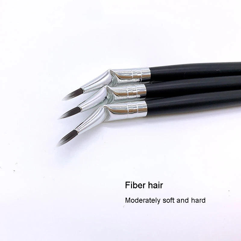 Description Picture 4 of item1Pc Bent Liner Makeup Brushes Precision Angled Eyeliner Brush Eyeshadow Eye Brow Tool Detail Eye Liner Precision Cosmetic Tools