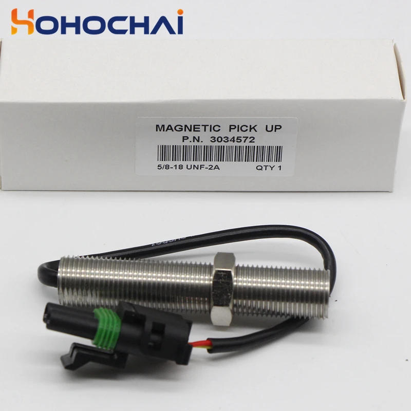 Description Picture 4 of item3034572 80MM 120MM 3034572-80MM 3034572-120MM Magnetic Pickup MPU Speed Sensor for Diesel Generator Set Genset