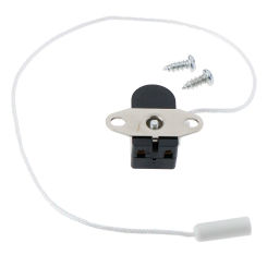 1pcs 2A 250V Pull Cord Switch  For Ceiling Lamp Wall Lamp Bedside Lamp High Quality Open Single Pull Control Rope Switch